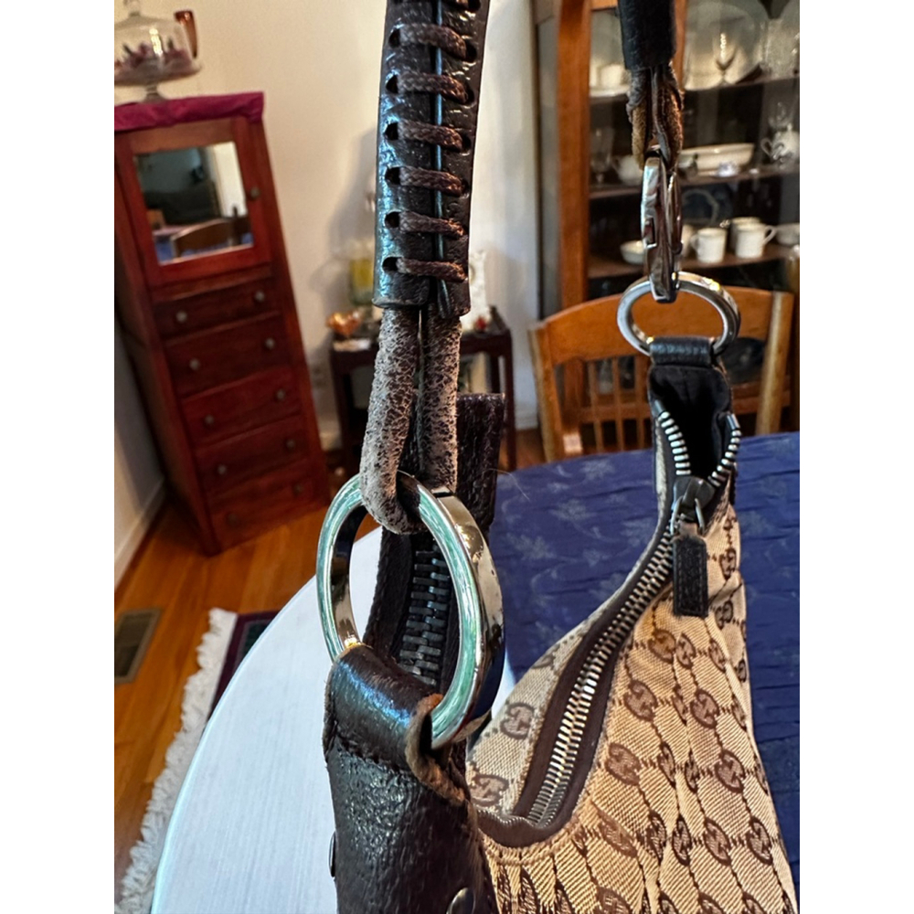Gucci Brown & Tan Hobo Bag - Picture 3 of 16